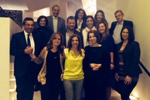 Elif Shafak with Sawsan and Ayman Asfari and other guests